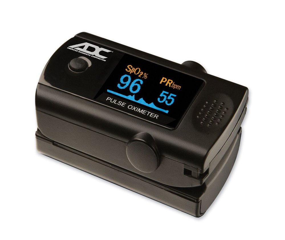 FRAD 2100. ADC Diagnostix Digital Fingertip Pulse Oximeter ADC