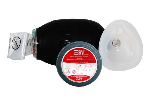 FRPS PBVM C Micro Pocket BVM (Bag Valve Mask) Resuscitator Black