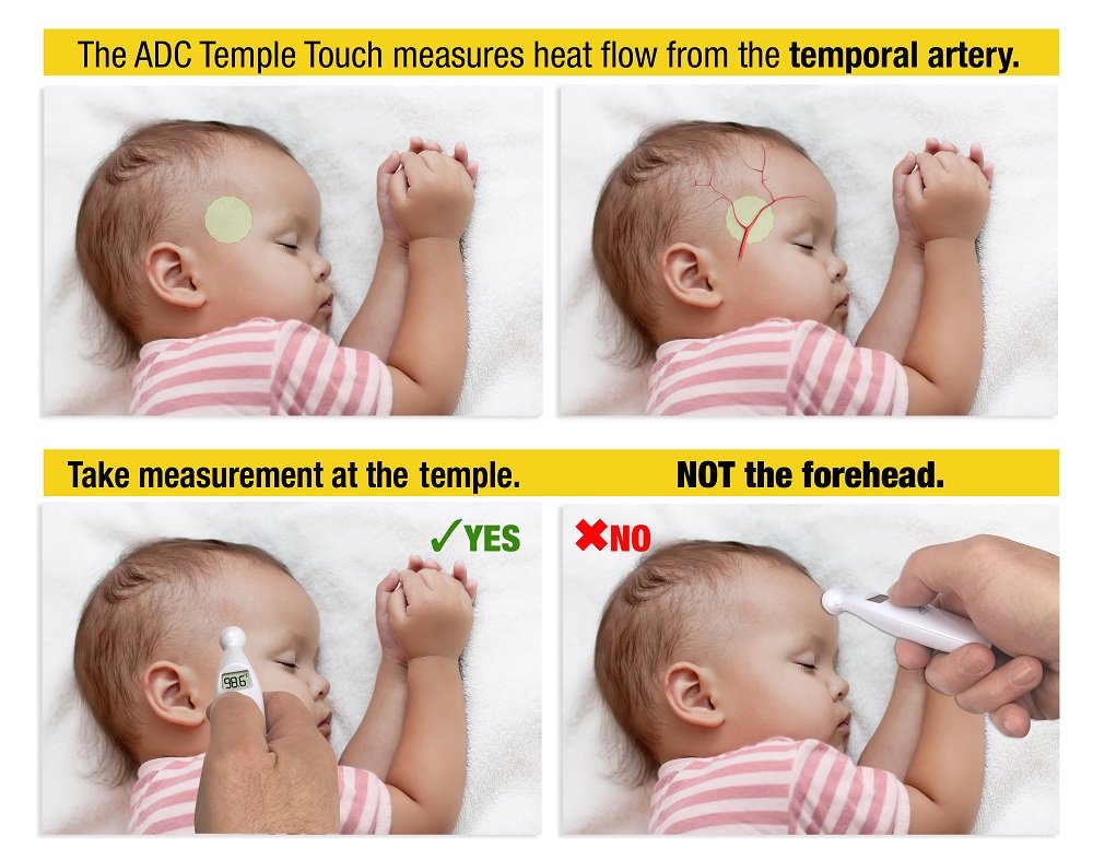 FRAD 427Adtemp 427 Temple Touch Thermometer 3